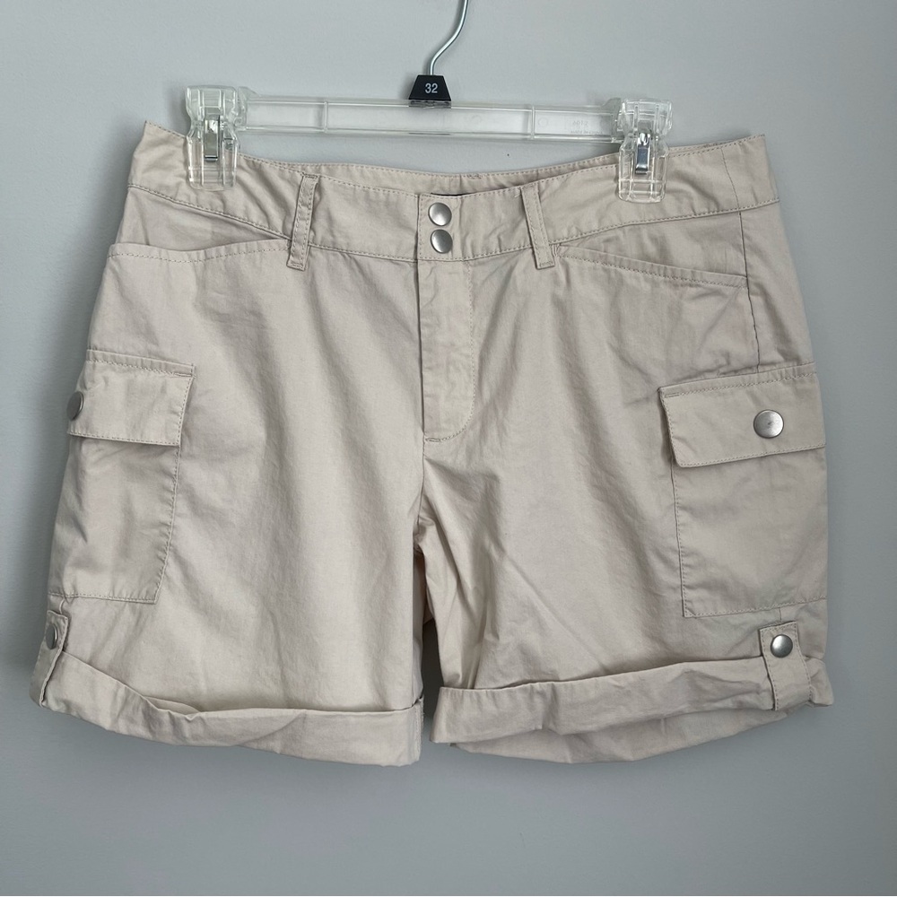 Eddie Bauer Khaki Cargo Hiking Shorts 4